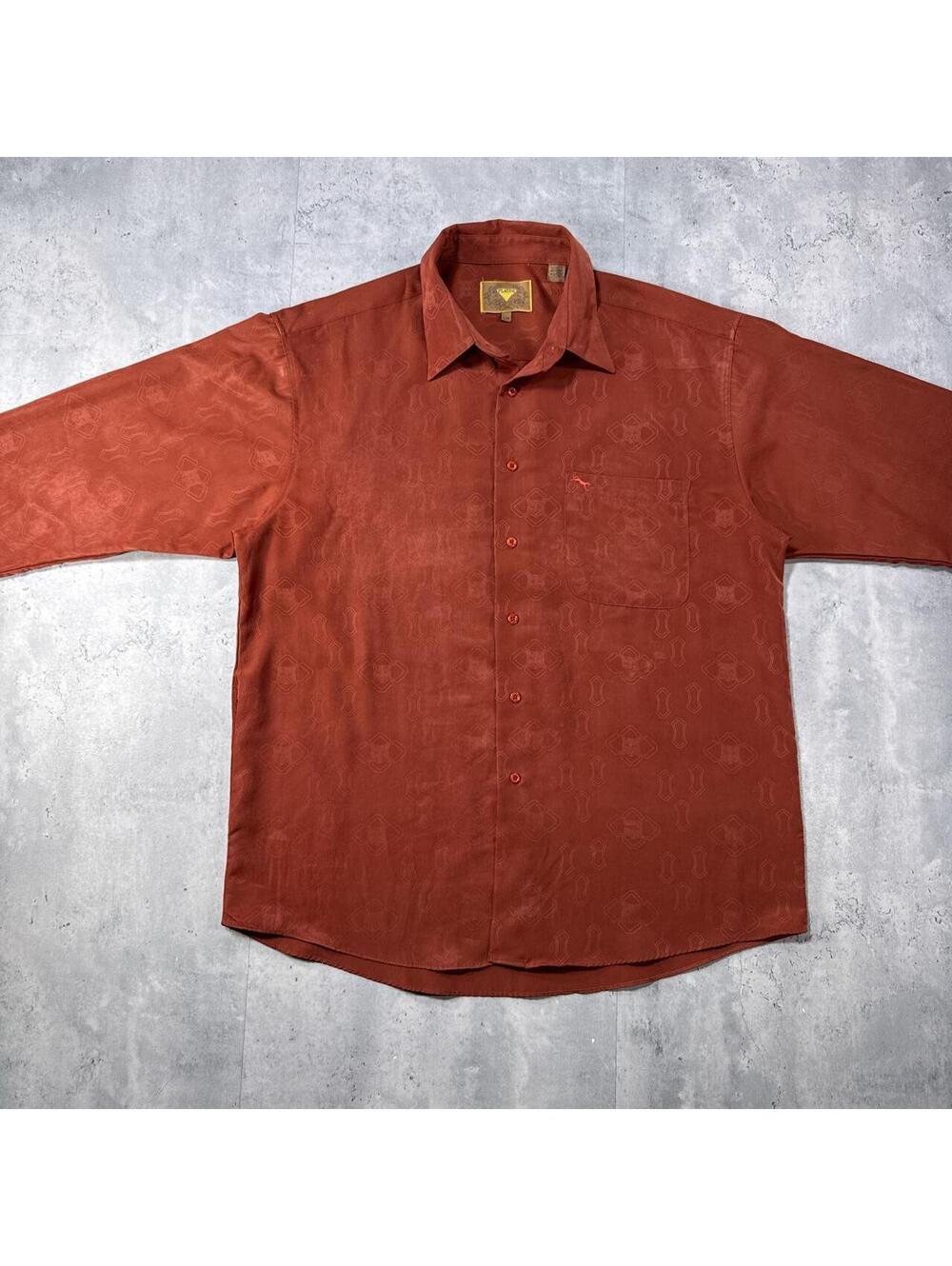 Y2K Platini Grunge AOP Long sleeve affliction shirt